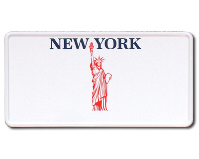 US plate - New York 2
